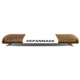 Rampe lumineuse led orange personnalisée pour véhicules industriels